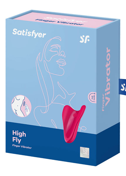 Satisfyer High Fly - Red USB Rechargeable Finger Stimulator