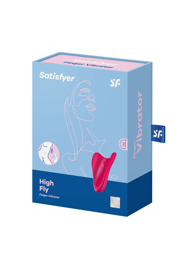 Satisfyer High Fly - Red USB Rechargeable Finger Stimulator