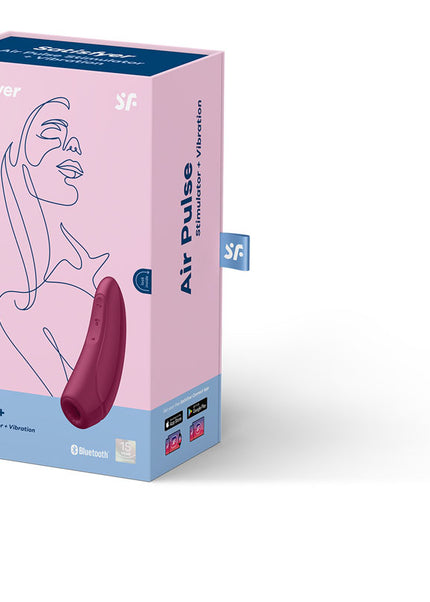 Satisfyer Curvy 1+ - App Contolled Touch-Free USB-Rechargeable Clitoral Stimulator with Vibration