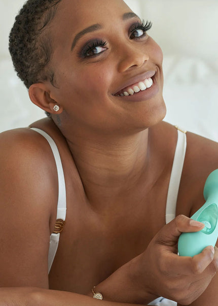 JimmyJane Canna - Teal 21.8 cm Massage Wand with 3 Interchangeable Heads