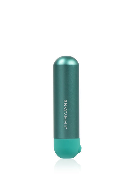 JimmyJane Mini Chroma - Teal - Teal 7.8 cm USB Rechargeable Bullet with Wireless Remote