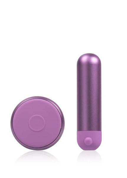 JimmyJane Mini Chroma - Purple - Purple 7.8 cm USB Rechargeable Bullet with Wireless Remote