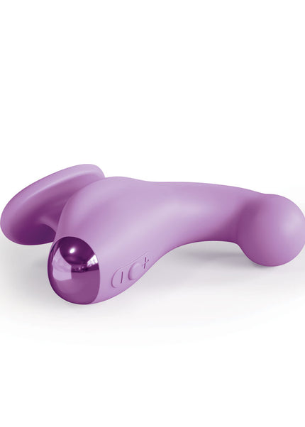 JimmyJane Curved Gripp - Purple USB Rechargeable Finger Stimulator