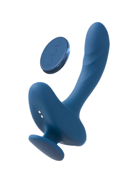 JimmyJane Solis Kyrios - Blue USB Rechargeable Prostate Massager with Remote
