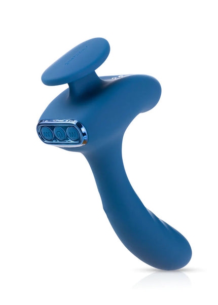 JimmyJane Solis Kyrios - Blue USB Rechargeable Prostate Massager with Remote