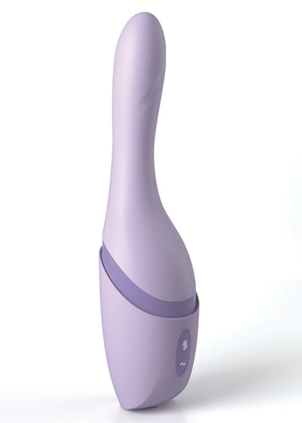 JimmyJane Hello Bang - Purple 27 cm USB Rechargeable Warming & Thrusting Vibrator