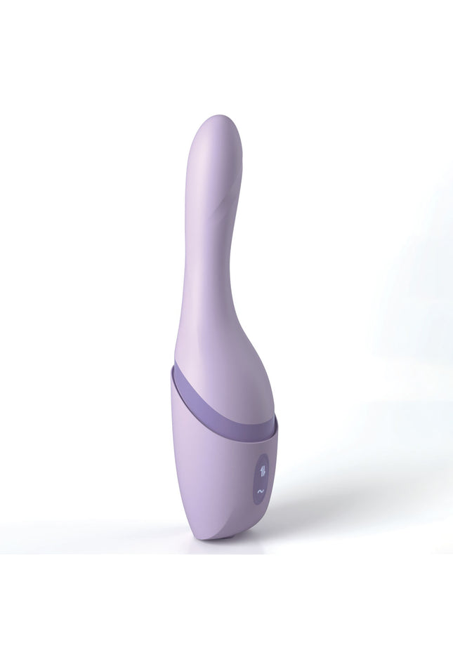 JimmyJane Hello Bang - Purple 27 cm USB Rechargeable Warming & Thrusting Vibrator