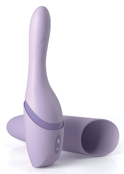 JimmyJane Hello Bang - Purple 27 cm USB Rechargeable Warming & Thrusting Vibrator