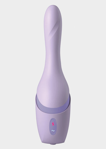 JimmyJane Hello Bang - Purple 27 cm USB Rechargeable Warming & Thrusting Vibrator