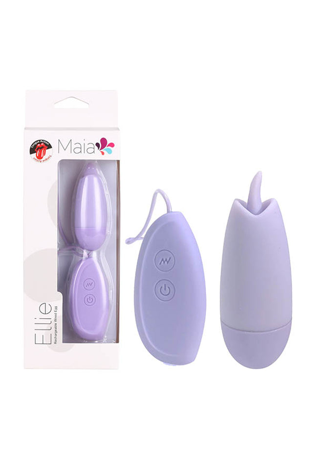 Maia Ellie - Violet USB Rechargeable Bullet with Wireless Remote