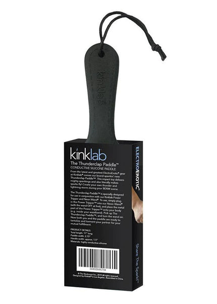 KinkLab The Thunderclap Paddle - E-Stim Accessory for Kinklab Power Tripper