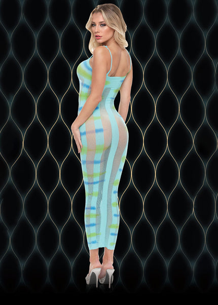 LAPDANCE Blue Horizon Maxi Dress - Blue - One Size
