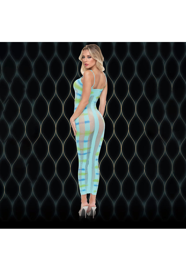 LAPDANCE Blue Horizon Maxi Dress - Blue - One Size