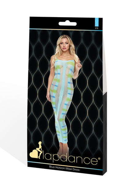 LAPDANCE Blue Horizon Maxi Dress - Blue - One Size