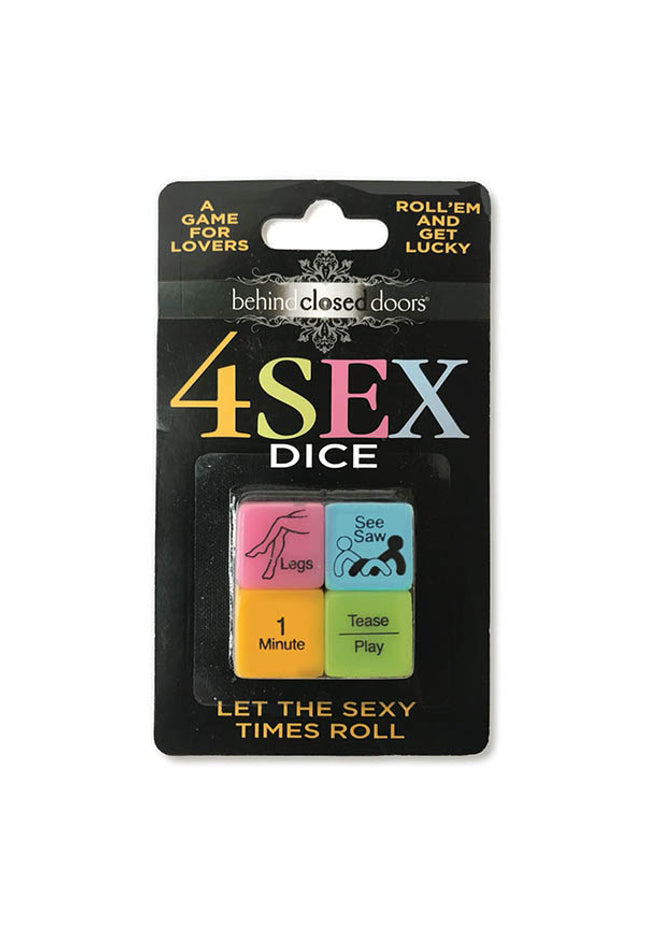Behind Closed Doors - 4 Sex Dice - Dice Game for Couples
