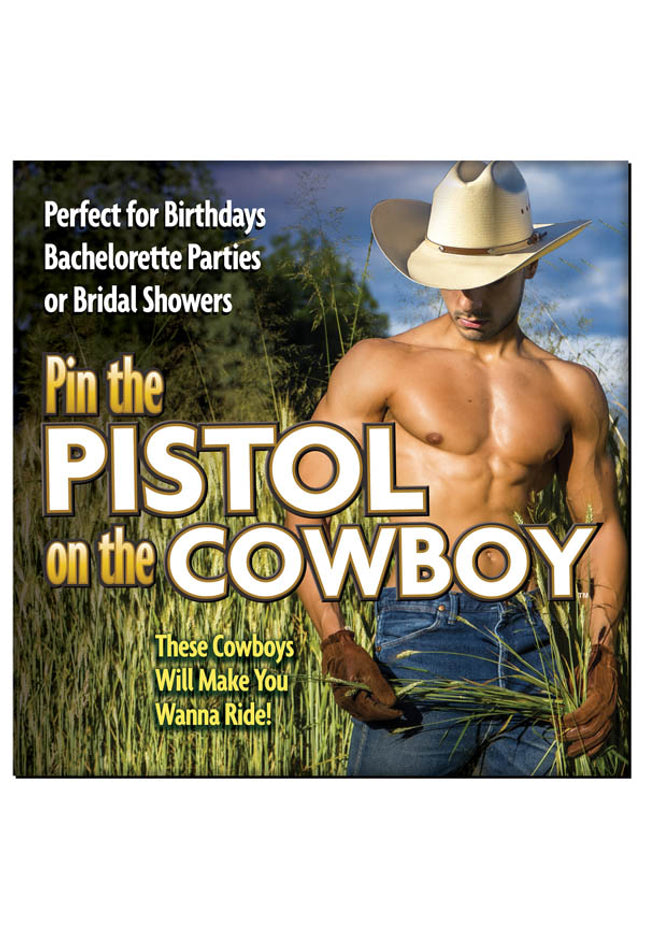 Pin The Pistol On The Cowboy - Hens Party Game