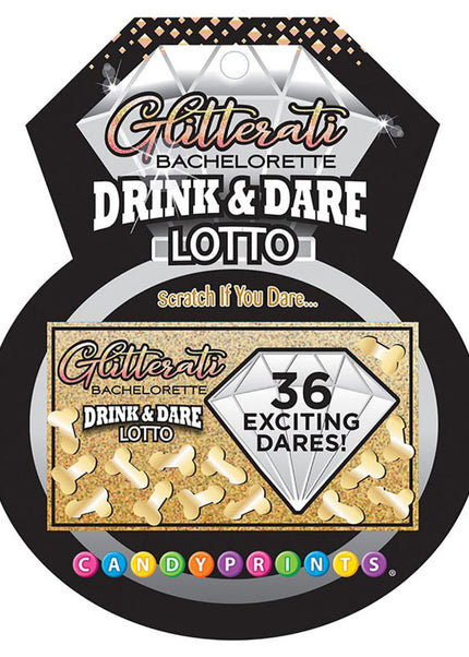 Glitterati - Drink And Dare Lotto - Hens Party Lotto Game