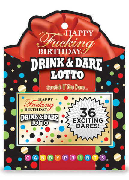 Happy Fucking Birthday Lotto - Party Lotto Game