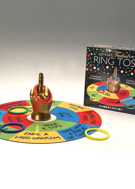 Lets Get Fucked Up Ring Toss - Adult Party Game