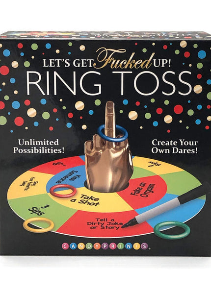 Lets Get Fucked Up Ring Toss - Adult Party Game