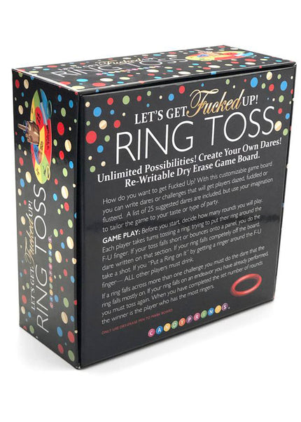 Lets Get Fucked Up Ring Toss - Adult Party Game
