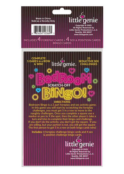 Bedroom Bingo - Foreplay Scratcher Card
