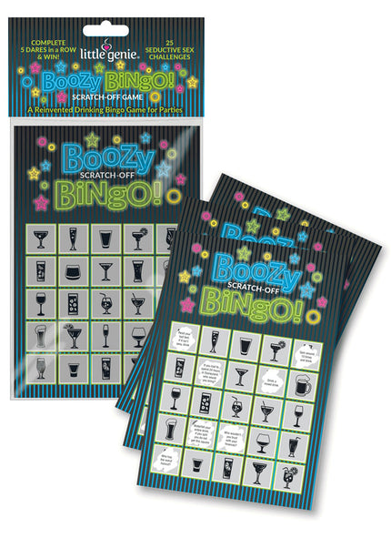 Boozy Bingo - Drinking Scratcher Card