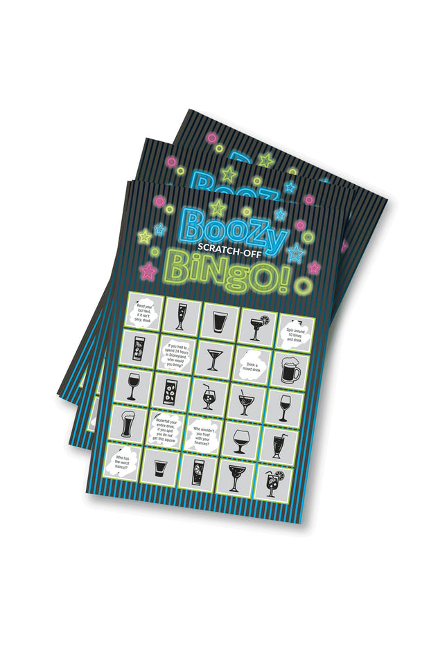 Boozy Bingo - Drinking Scratcher Card