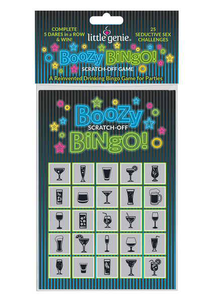 Boozy Bingo - Drinking Scratcher Card