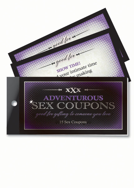 Adventurous Sex Coupons - Set of 15 Coupons