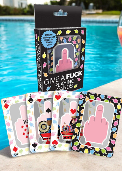 Give A Fuck Playing Cards - Waterproof Novelty Playing Cards