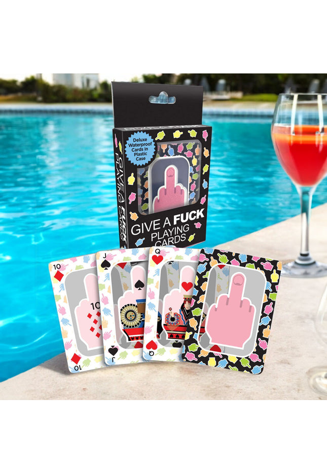 Give A Fuck Playing Cards - Waterproof Novelty Playing Cards