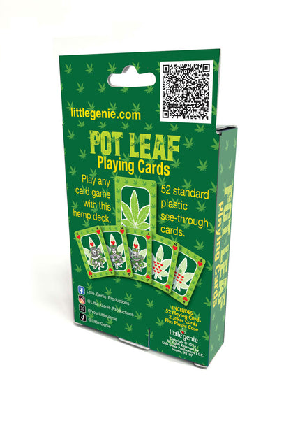 Pot Leaf Playing Cards - Waterproof Novelty Playing Cards