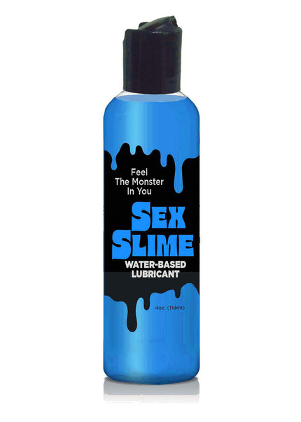 Sex Slime - Blue - Blue Water Based Lubricant - 120 ml Bottle