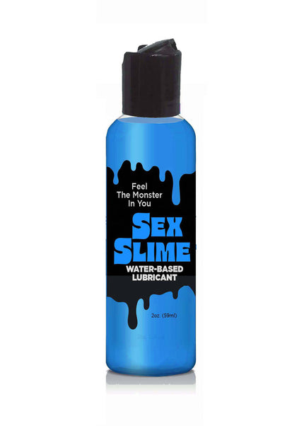 Sex Slime - Blue - Blue Water Based Lubricant - 60 ml Bottle