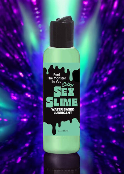 Sex Slime Cum Style Creature Lube - Green 120 ml - Green Cum Style Water Based Lubricant - 120 ml Bottle
