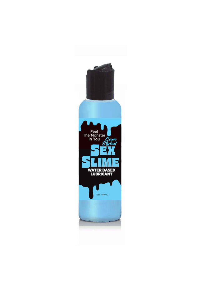 Sex Slime Cum Style Creature Lube - Blue 60 ml - Blue Cum Style Water Based Lubricant - 60 ml Bottle