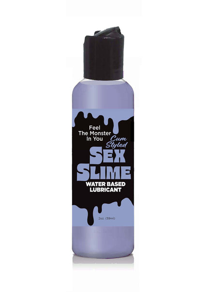 Sex Slime Cum Style Creature Lube - Purple 60 ml - Purple Cum Style Water Based Lubricant - 60 ml Bottle