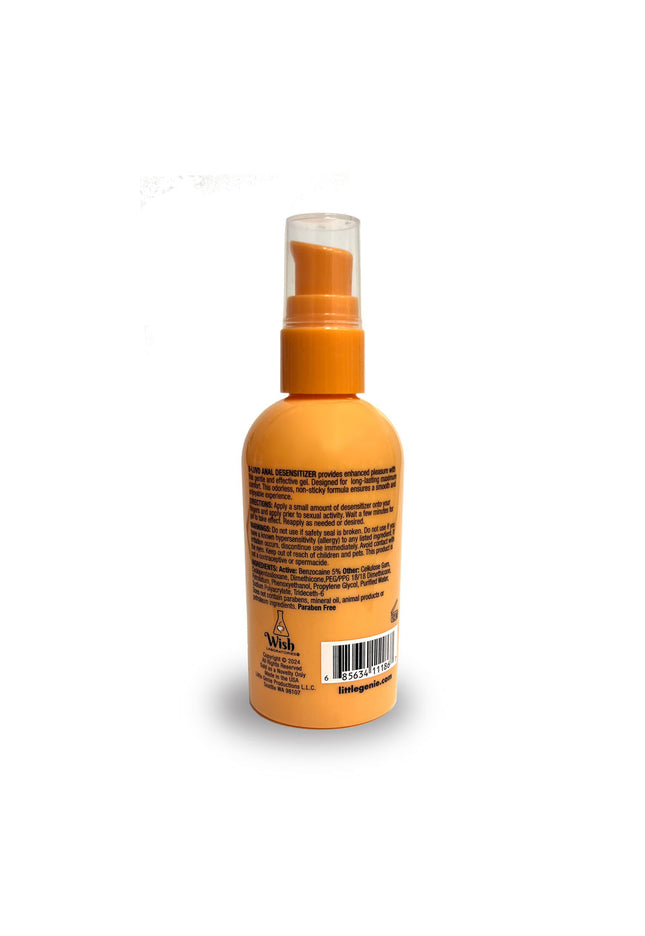 B-LUVD Anal Desensitising Lubricant - Water Based Anal Desensitising Lubricant - 118 ml Bottle