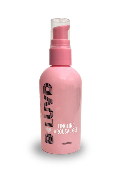 B-LUVD Tingling Arousal Gel - Water Based Unisex Arousal Gel Lubricant - 118 ml Bottle