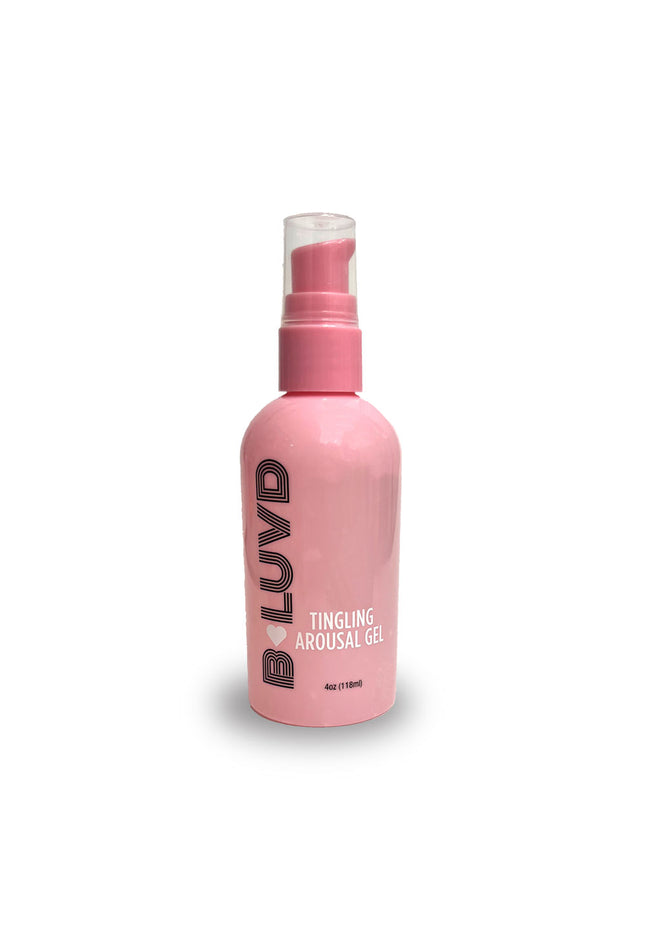 B-LUVD Tingling Arousal Gel - Water Based Unisex Arousal Gel Lubricant - 118 ml Bottle