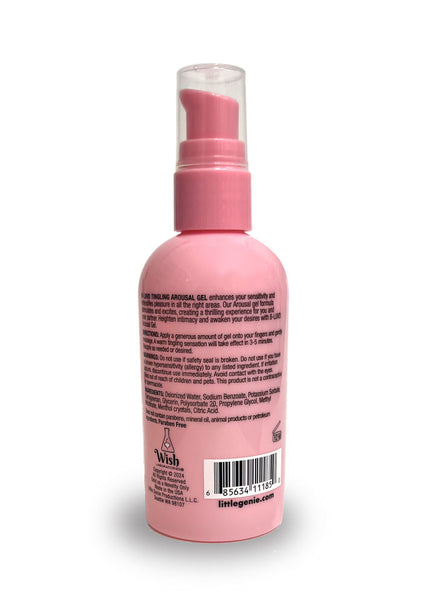 B-LUVD Tingling Arousal Gel - Water Based Unisex Arousal Gel Lubricant - 118 ml Bottle