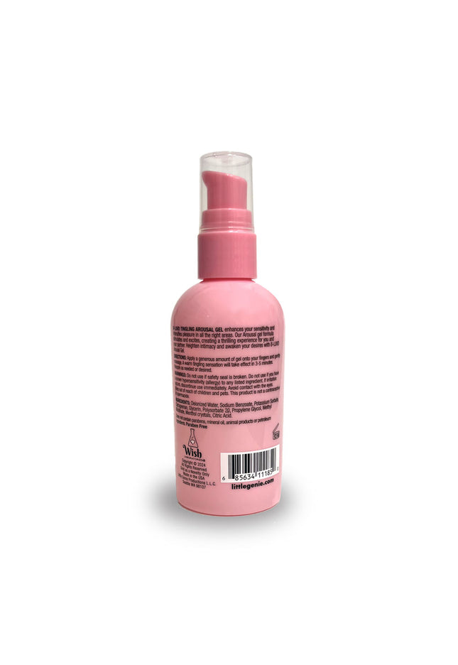 B-LUVD Tingling Arousal Gel - Water Based Unisex Arousal Gel Lubricant - 118 ml Bottle
