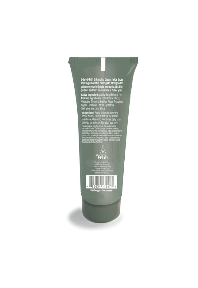 B-LUVD Girth Enhancing Cream - Male Thickening Cream - 59 ml Tube