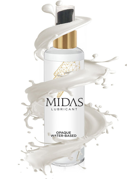 Midas Opaque Water Based Lubricant - 118 ml - Water Based Cum Lube - 118 ml