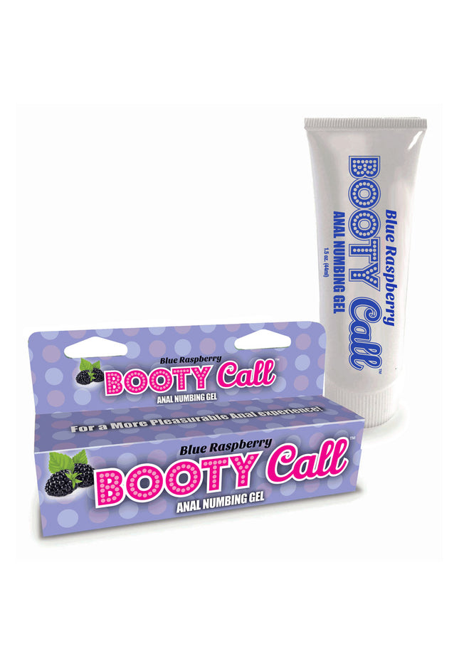 Booty Call Anal Numbing Gel - Blue Raspberry Flavoured Anal Numbing Gel - 44 ml (1.5 oz) Tube