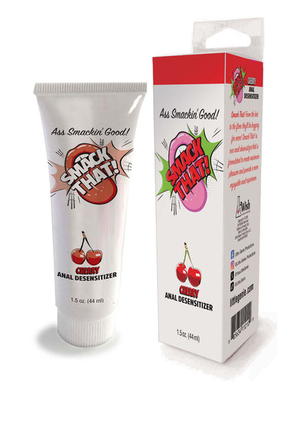 Smack That! Anal Desensitiser - Cherry - Cherry Flavoured Anal Desensitiser - 44 ml Tube