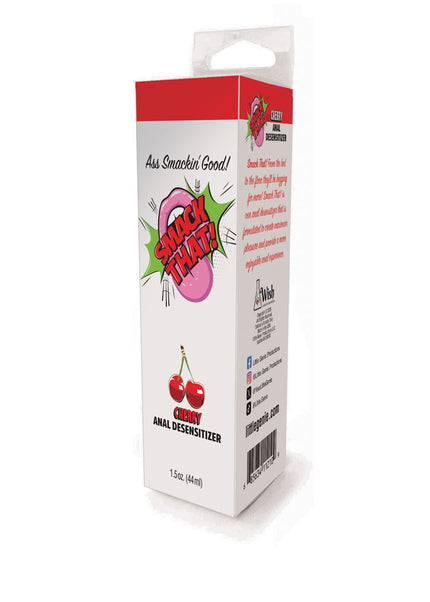 Smack That! Anal Desensitiser - Cherry - Cherry Flavoured Anal Desensitiser - 44 ml Tube
