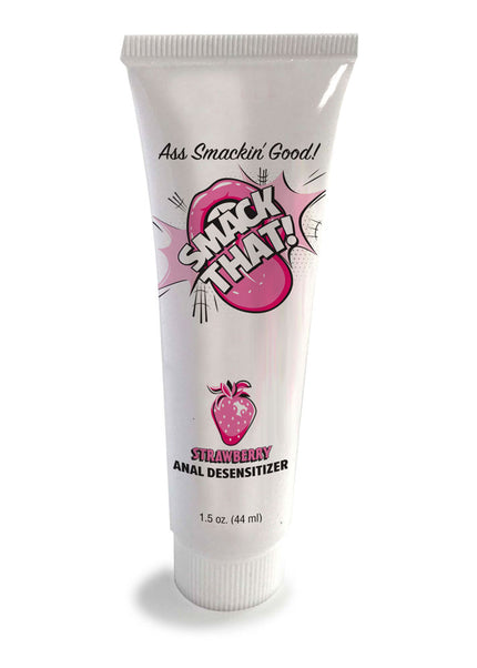 Smack That! Anal Desensitiser - Strawberry - Strawberry Flavoured Anal Desensitiser - 44 ml Tube