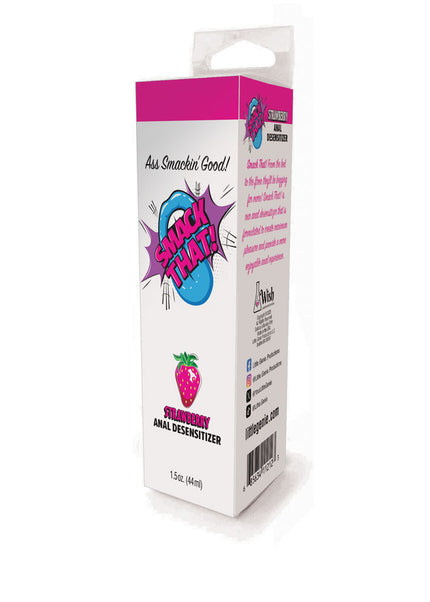 Smack That! Anal Desensitiser - Strawberry - Strawberry Flavoured Anal Desensitiser - 44 ml Tube